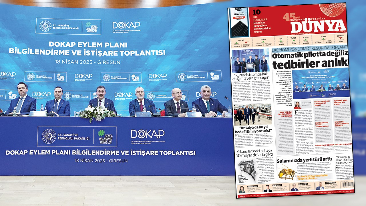 Otomatik pilotta değiliz anlık tedbirler alıyoruz