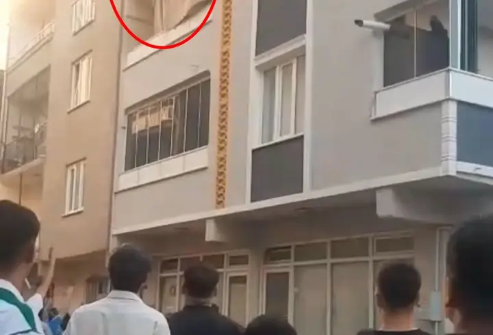 Yangında 3’üncü kattan atlayan babaanne ile aşağı atıp kurtardığı torunu taburcu oldu