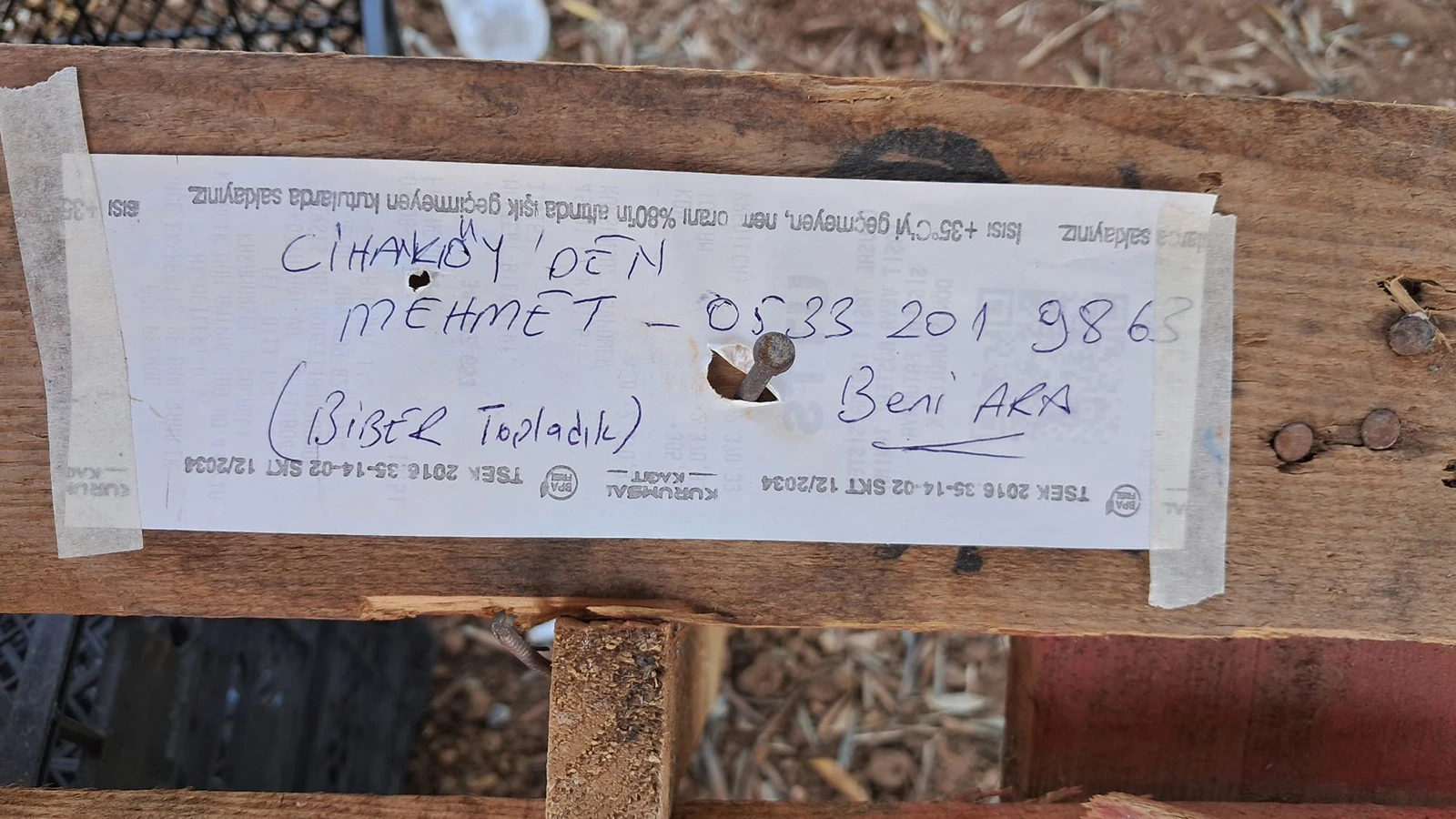 Duyarlı vatandaştan tarla sahibini duygulandıran davranış