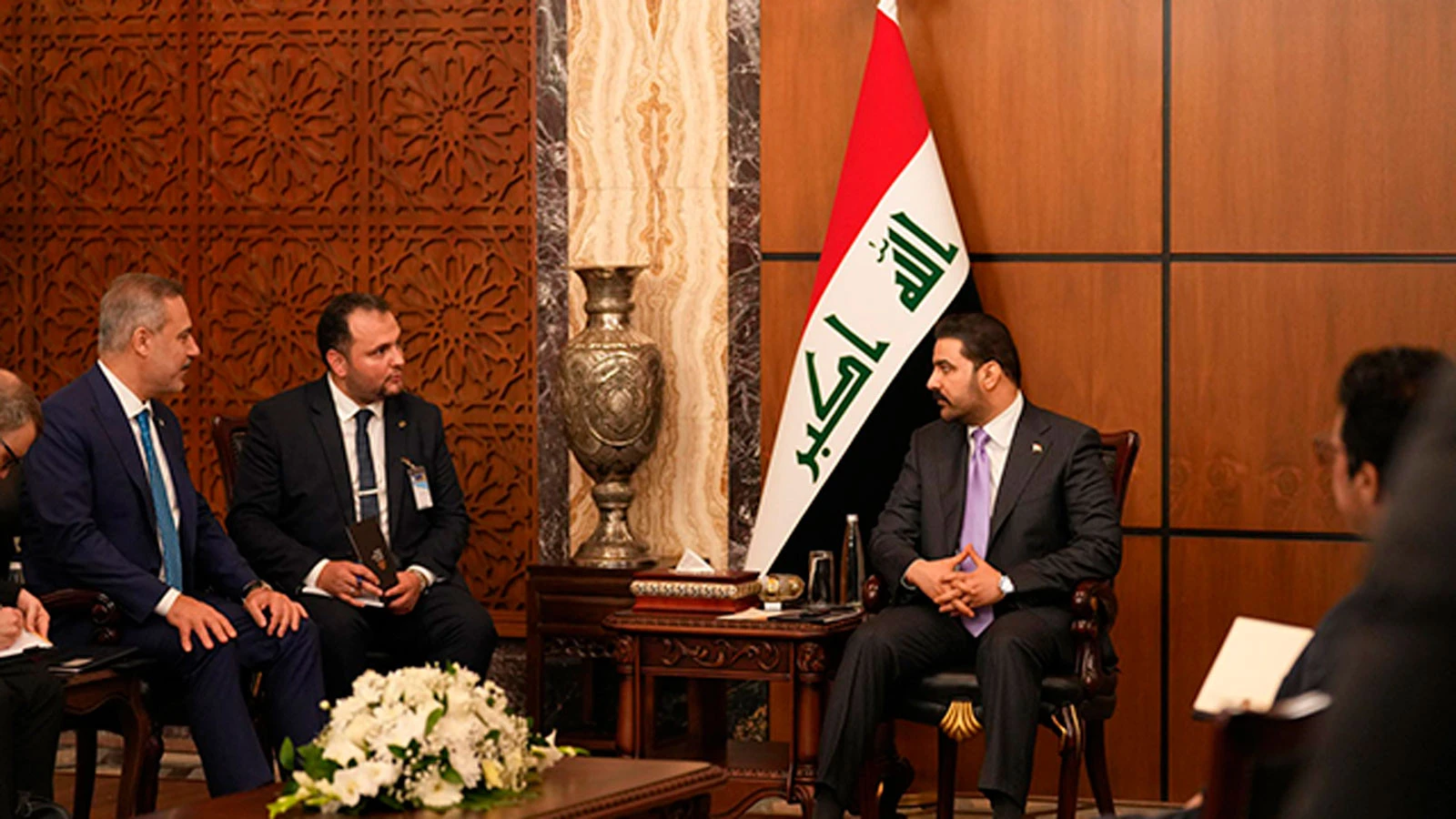 Bakan Fidan, Irak Başbakanı Zeydi Tarafından Kabul Edildi