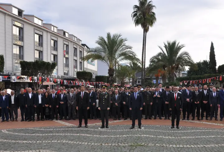 Gazipaşa'da Atatürk'ü anma töreni yapıldı
