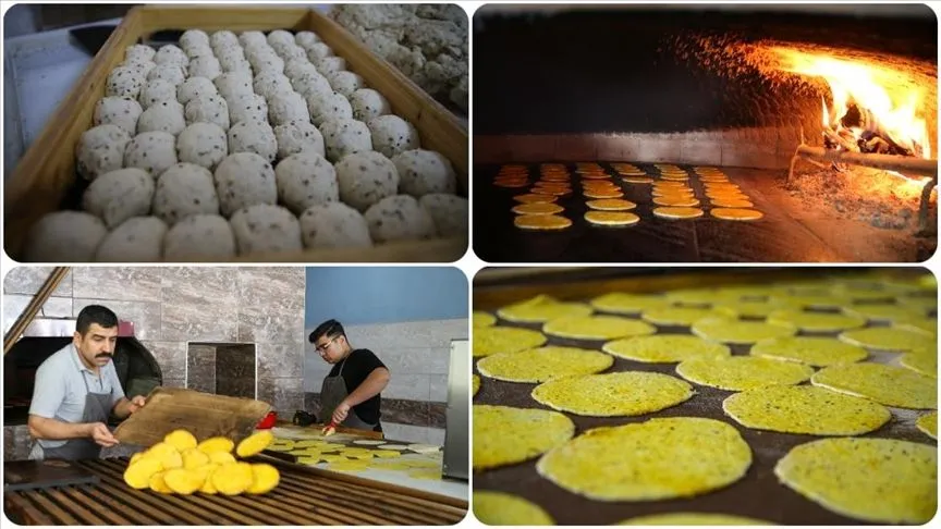 Adıyaman'da bayram öncesi fırınlarda "taplama" mesaisi