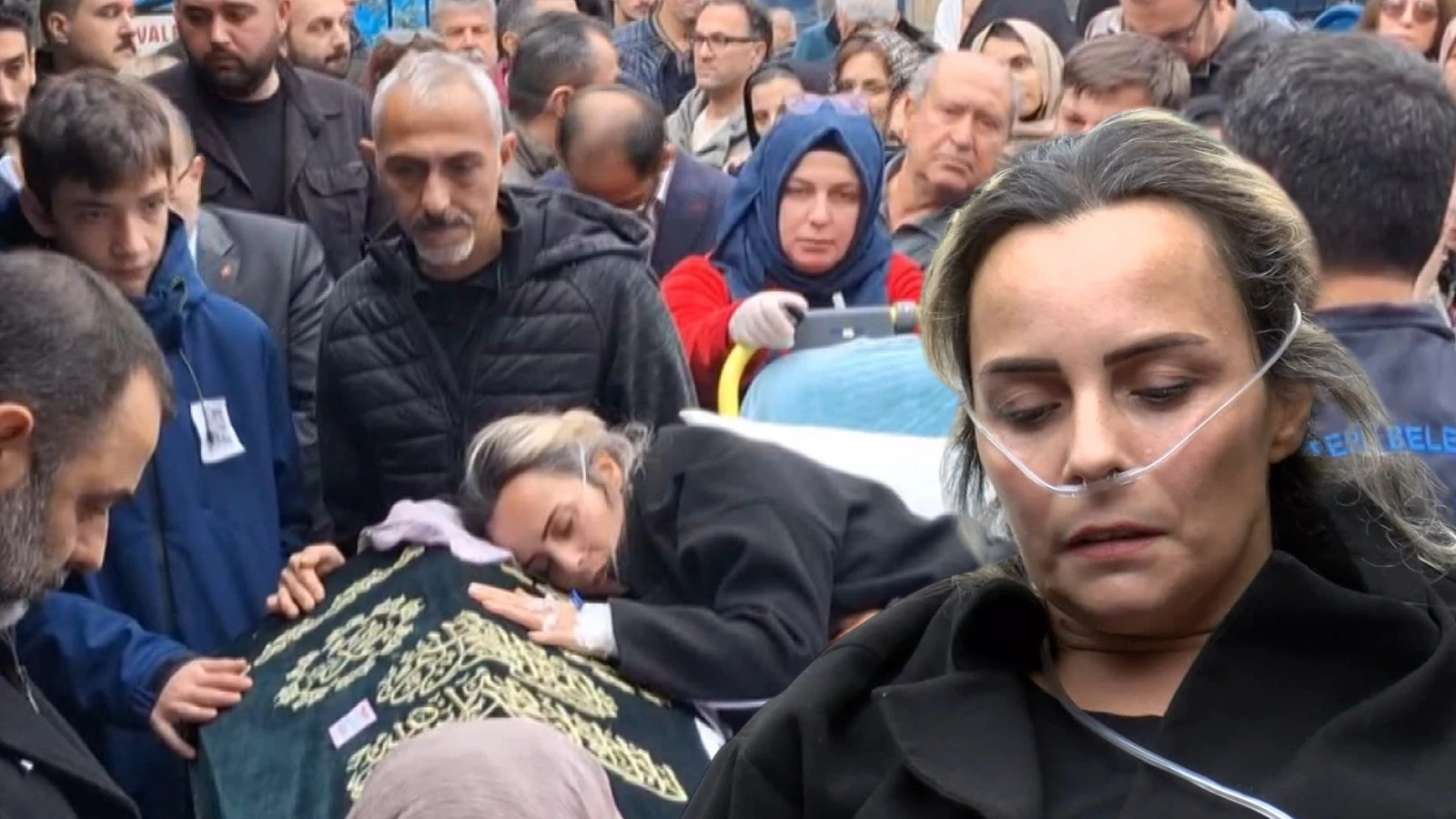 Yoğun Bakımdan Sedyeyle Çıktı, 5 Yaşındaki Kızına Gözyaşlarıyla Veda Etti