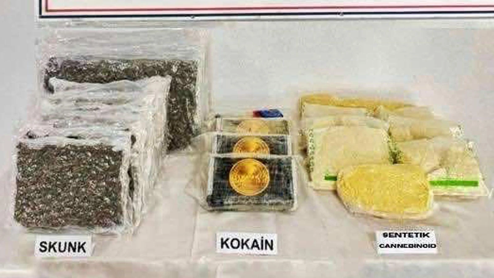 Piyasa değeri 100 milyon lira olan uyuşturucu ele geçirildi; 2 tutuklama