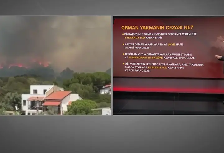 Orman yangınlarının %89’u insan kaynaklı: CEZALAR NE KADAR?