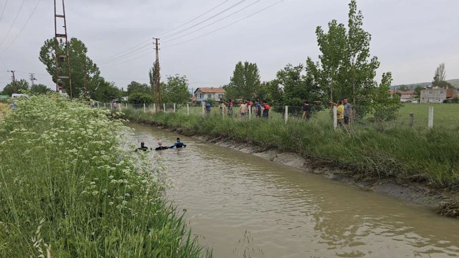 Girdiği sulama kanalında kaybolan çocuktan acı haber geldi
