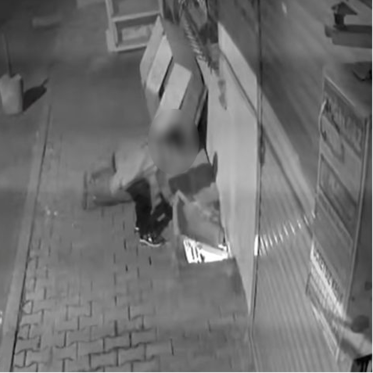 Tehlikeli "oyun" güvenlik kamerasında
