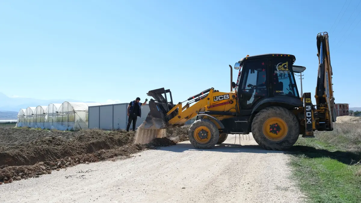 Asat'tan Elmalı'da Altyapı Yenileme Çalışması