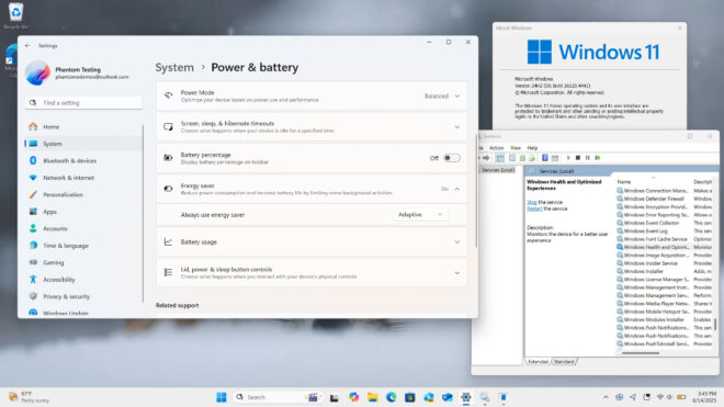 Windows 11 için geliştirilen adaptif güç tasarrufu modu teste alındı