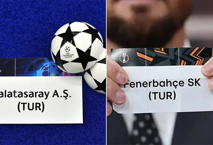 Galatasaray'ın rakibi belli oldu! Fenerbahçe taraftarı beklemede... KURA HEYECANI DEVAM EDİYOR