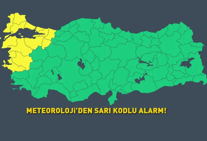 Dikkat! Listede İstanbul da var: Meteoroloj'den 13 ilde sarı kodlu alarm