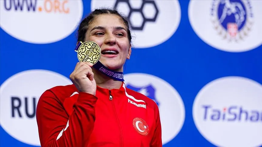 Milli güreşçi Nesrin Baş, 3. kez dünya şampiyonu olarak tarihe geçti