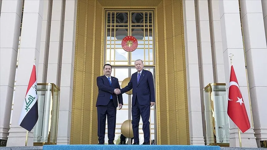 Cumhurbaşkanı Erdoğan, Irak Başbakanı Sudani'yi resmi törenle karşıladı