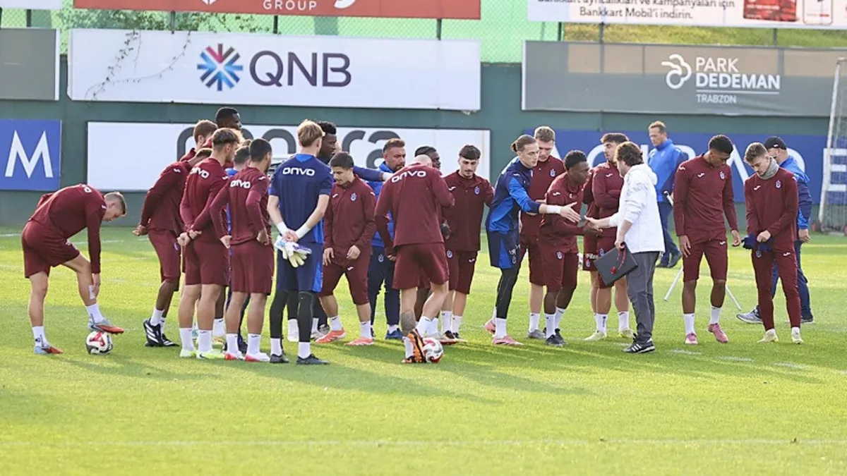Trabzonspor Konyaspor maçının hazırlıklarını sürdürdü