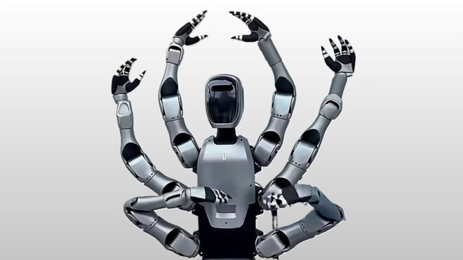 Çinli Midea, altı kola sahip bir insansı robot hazırladı