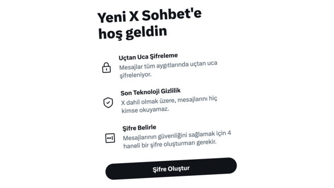 X, yeni “sohbet” altyapısını kullanıma sunmaya başladı