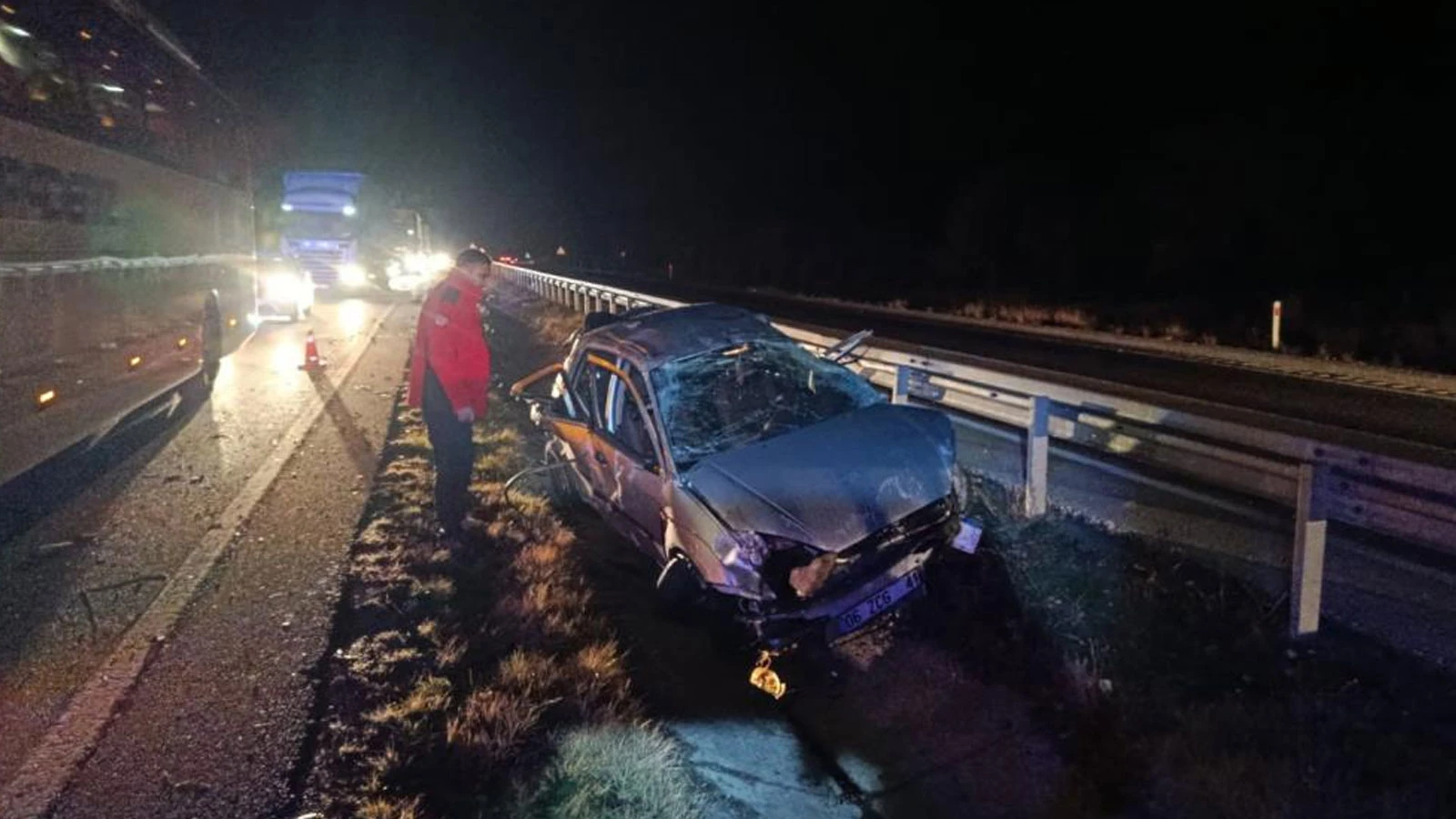 Çorum'da yürek yakan kaza: Otostopla bindiği araç mezarı oldu