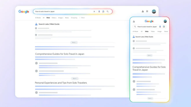 Google Arama için yapay zeka destekli yeni özellik: “Web Guide”