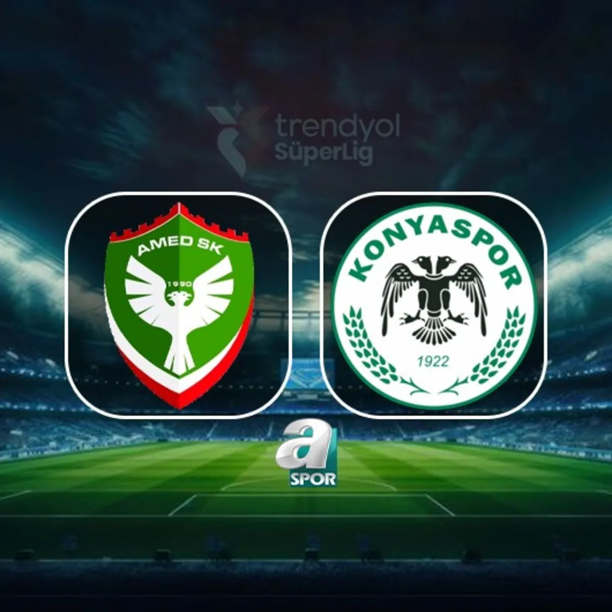 Amedspor-Tümosan Konyaspor | Canlı (Trendyol Süper Lig)