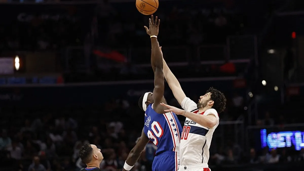 Adem Bona'dan Wizards'a 13 sayı! 76ers galip gelmeyi başardı