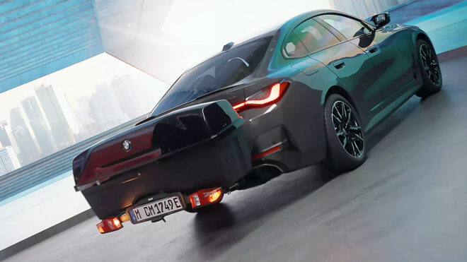BMW, araçlarının arkasına takılabilen bir bagaj ünitesi hazırladı