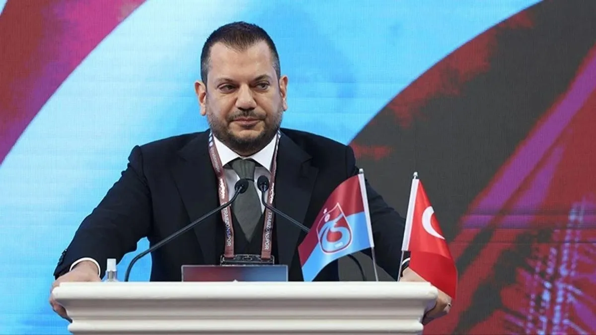 Trabzonspor Başkanı Ertuğrul Doğan'dan TFF'ye tepki!