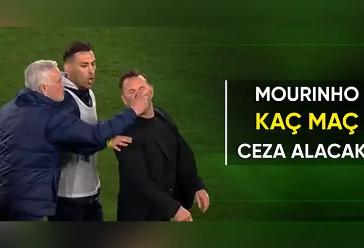 Okan Buruk'un burnunu sıkmıştı: Mourinho kaç maç ceza alacak?