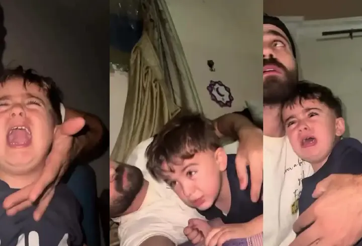 Bayramda Bombalar Altında: Gazze’de bir babanın çaresiz feryadı