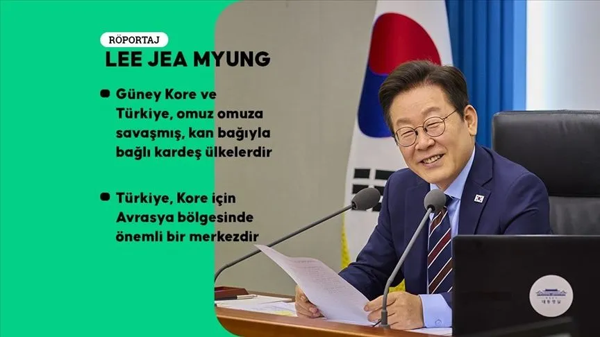 Güney Kore Devlet Başkanı Lee Jae Myung: Türkiye, Kore için stratejik bir ortaktır