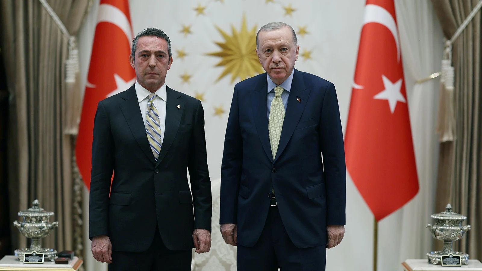 Cumhurbaşkanı Erdoğan, Fenerbahçe Başkanı Ali Koç'u kabul etti