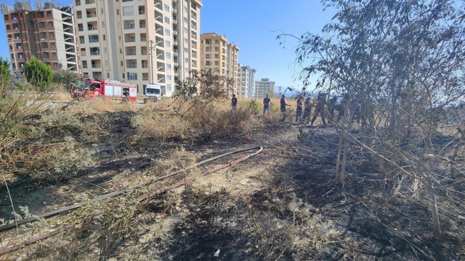 Patlıcan közlerken uçurumdan yuvarlanan şahıs kabusu yaşadı