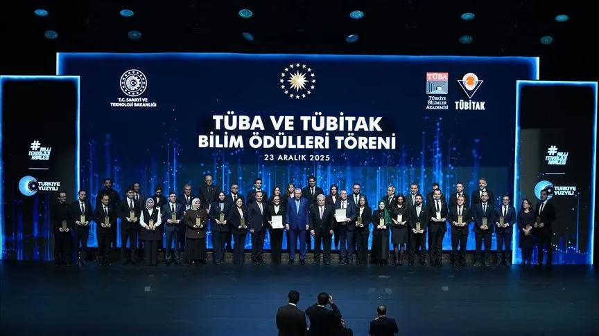 TÜBA ve TÜBİTAK Bilim Ödülleri Töreni yapıldı