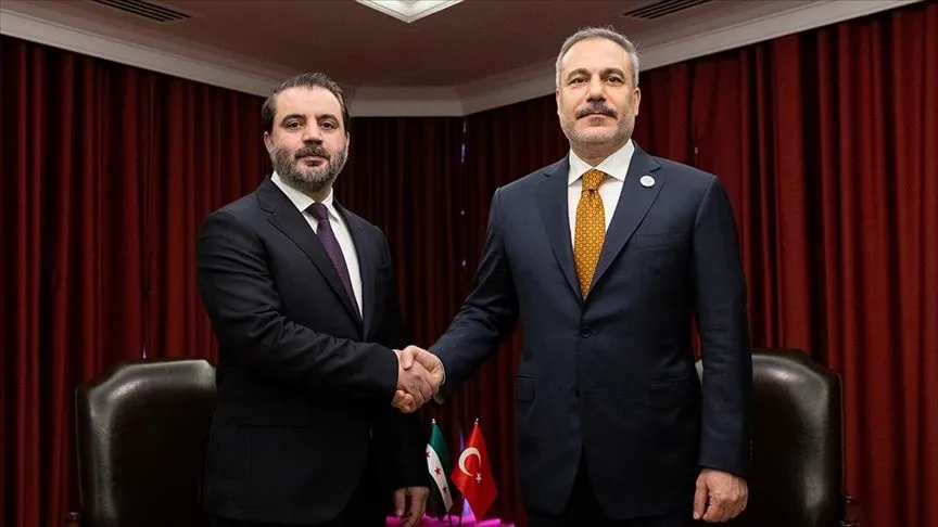 Dışişleri Bakanı Fidan, Suriyeli mevkidaşı Şeybani ile görüştü