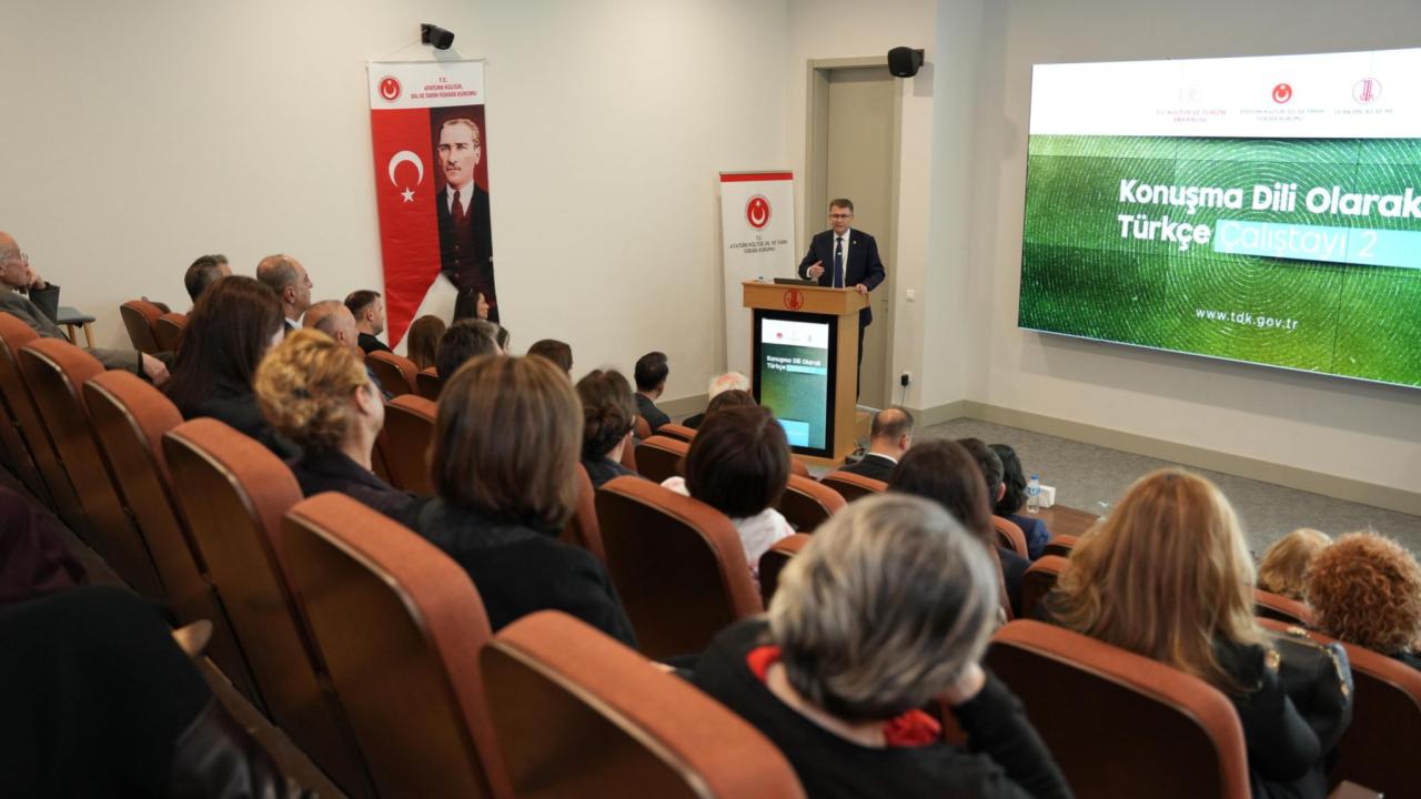 Konuşma Dili Olarak Türkçe Çalıştayının ikincisi Ankara'da yapıldı