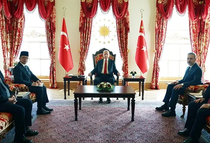 Cumhurbaşkanı Erdoğan, Endonezyalı bakanları kabul etti