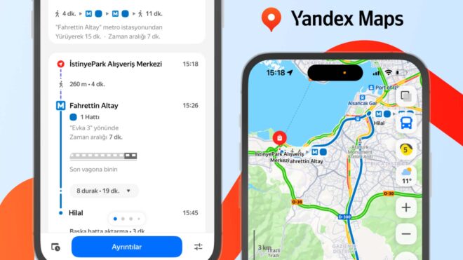 Yandex Maps, metro vagonu öneri özelliğini Ankara ve İzmir’de de kullanıma sundu