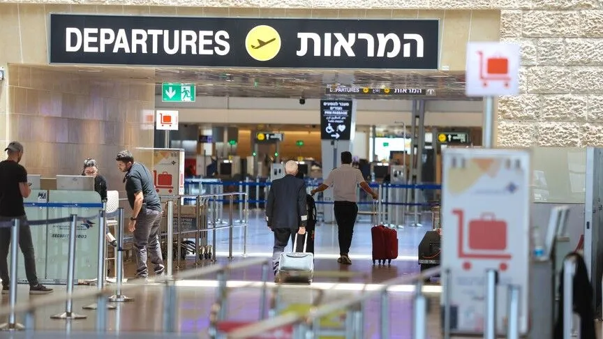İsrail'de Ben Gurion Havalimanı’nda çalışanların iş bırakması nedeniyle gelen uçuşlar durduruldu