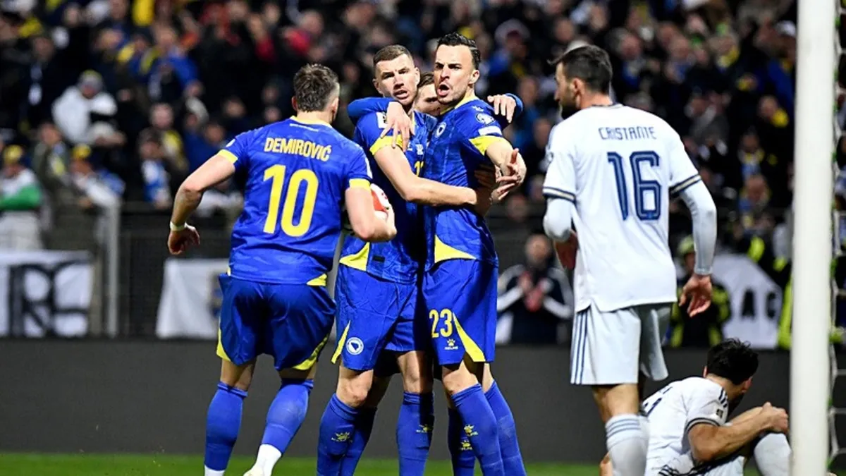 İtalya'yı deviren Bosna Hersek Dünya Kupası biletini aldı!