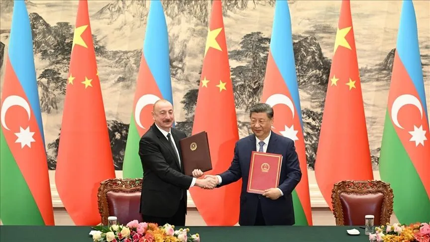 Azerbaycan ile Çin arasında kapsamlı stratejik ortaklık bildirisi imzalandı