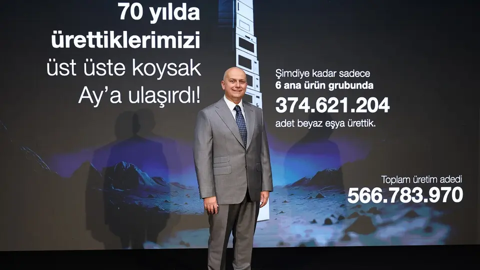 Can Dinçer: 70 yılda üretilen Arçelik ürünleri Ay'a ulaştı