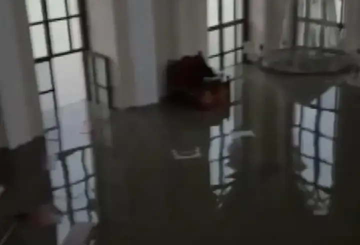 Kağıthane’de Dere Taştı; Tarihi Sadabad Camii'ni Su Bastı