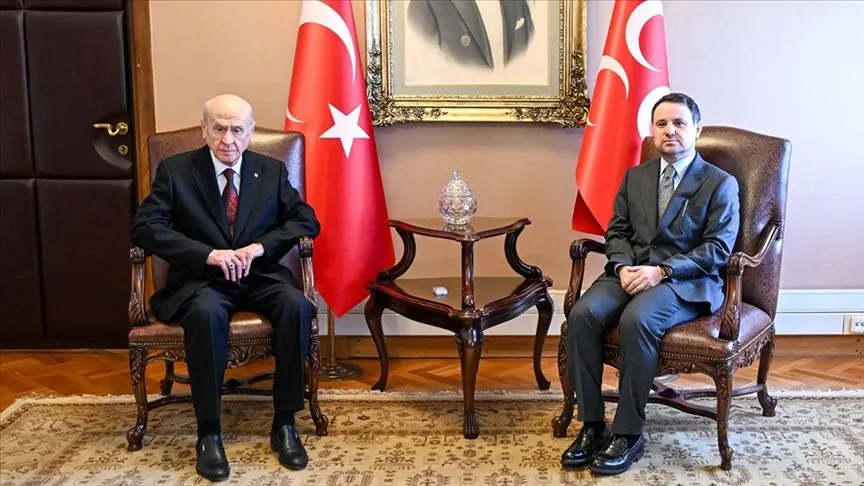 Adalet Bakanı Gürlek, MHP Genel Başkanı Bahçeli'yi ziyaret etti