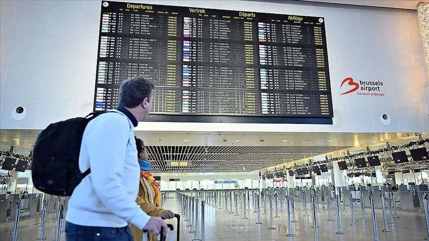 Brüksel Havalimanı'nda bu yıl grev nedeniyle 2 bin 395 uçuş iptal edildi