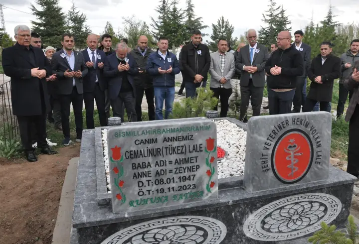 Bıçaklı kavgada öldürülen veteriner hekim, mezarı başında anıldı