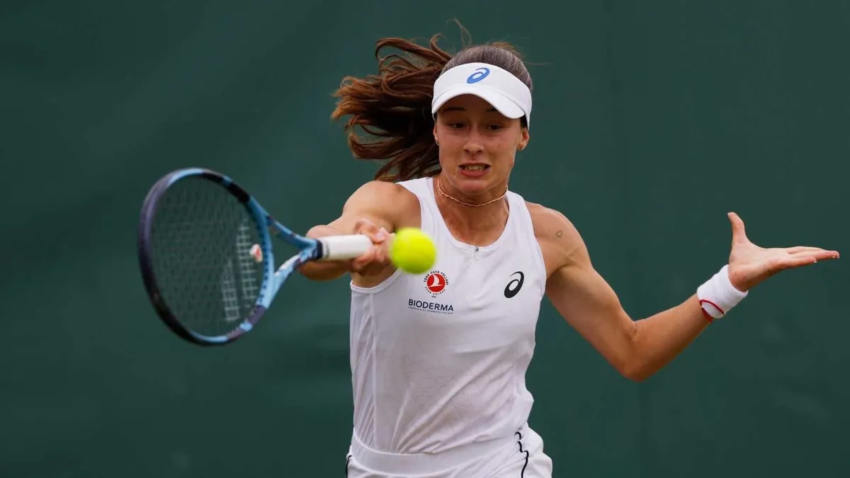 Zeynep Sönmez Uluslararası Brisbane Tenis Turnuvası elemelerinde final turuna yükseldi