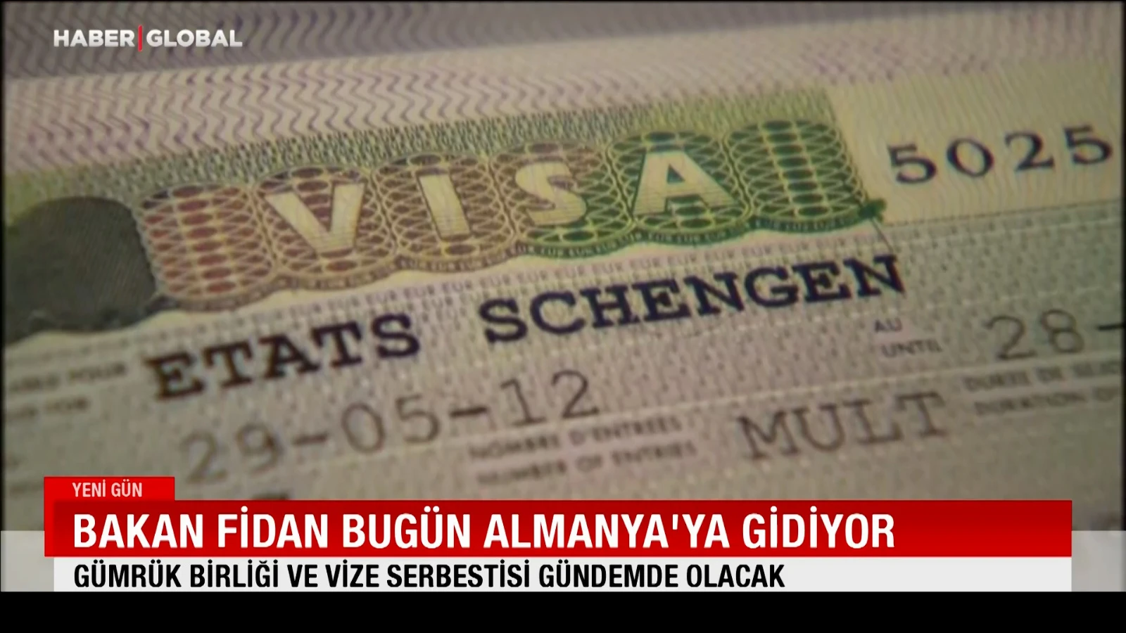 Bakan Fidan bugün Almanya’ya gidiyor, vize serbestisi gündemde olacak