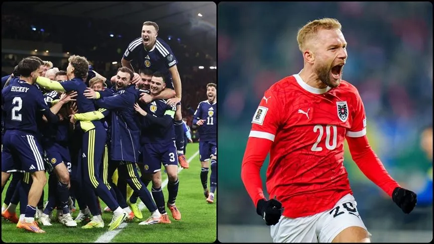 İskoçya ve Avusturya, 2026 FIFA Dünya Kupası'na katılma hakkı elde etti
