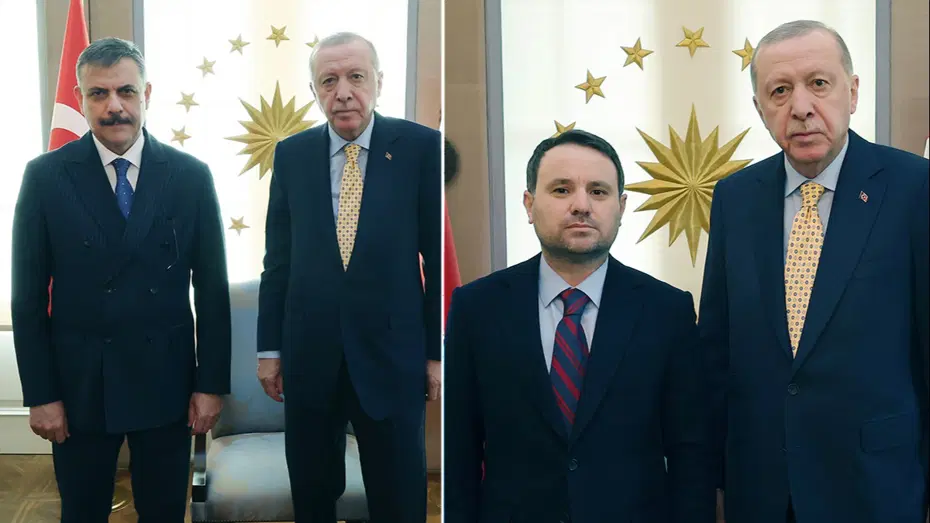 Cumhurbaşkanı Erdoğan yeni bakanları kabul etti