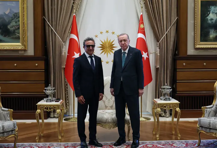 Cumhurbaşkanı Erdoğan, iş insanı Ulukaya'yı kabul etti