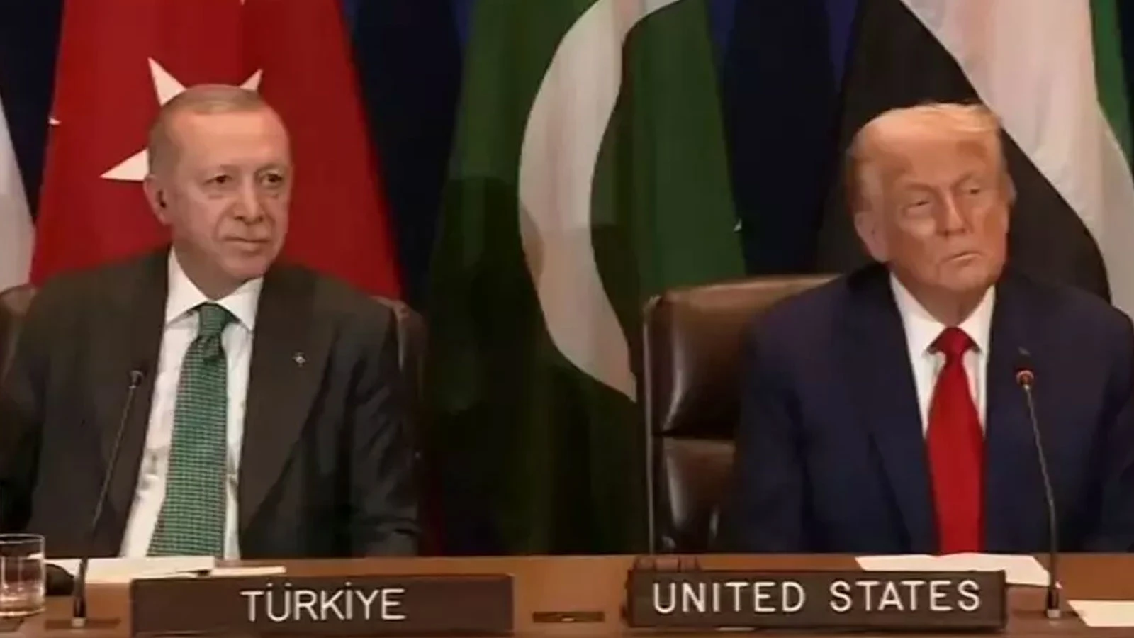 Cumhurbaşkanı Erdoğan ile Trump bir araya geldi